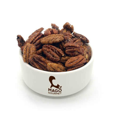 Nueces pecanas con miel de abeja orgánica